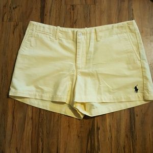 Ralph Lauren Womens Yellow shorts Size 6